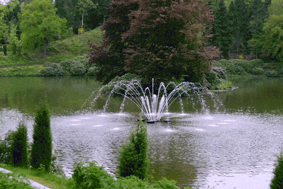 Stadspark Berg & Bos, dynamische, duurzame fontein