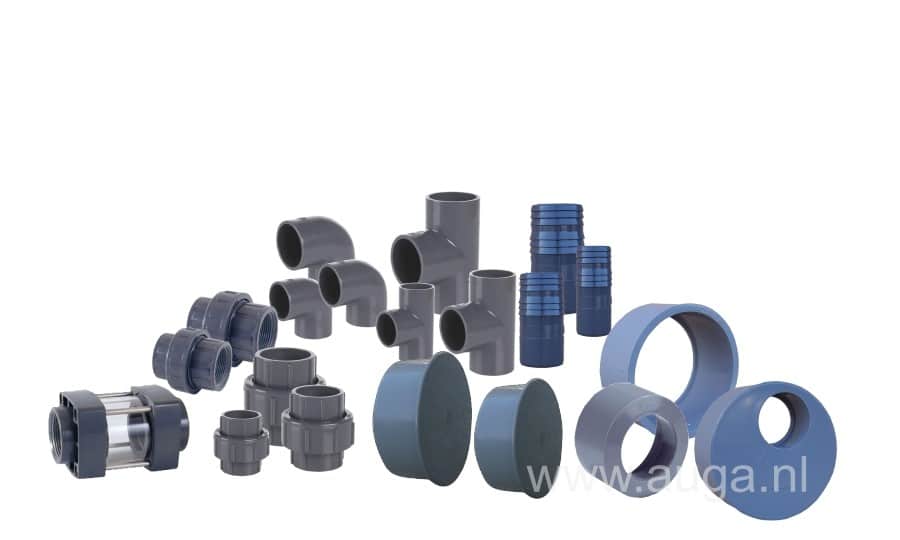 Auga Aanleggen Vijver Installatiemateriaal PVC Koppelingen