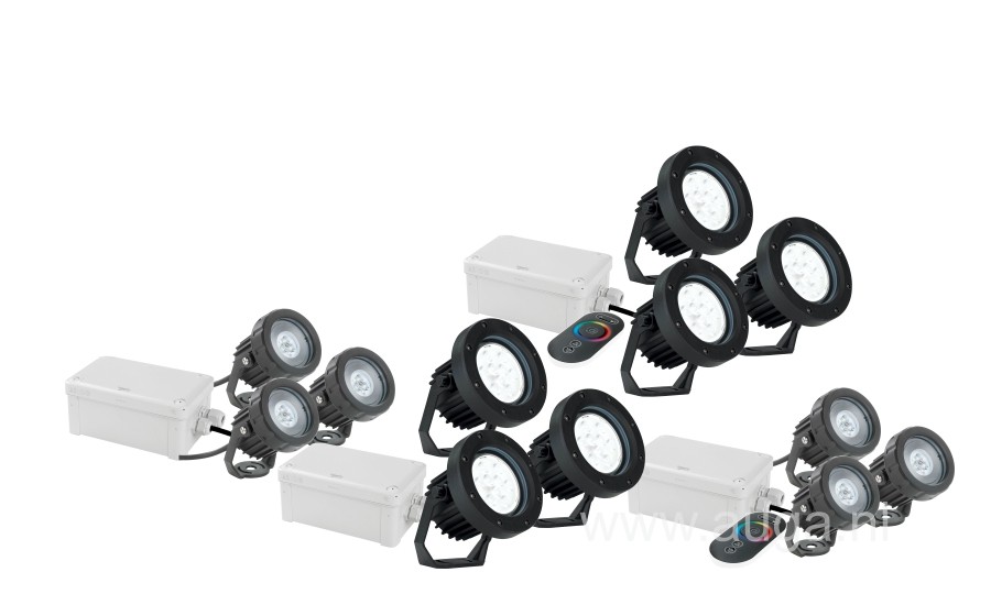 Auga Belichten Drijvende Vaste Fonteinen Fonteinverlichting LED Schijnwerperset LS Serie