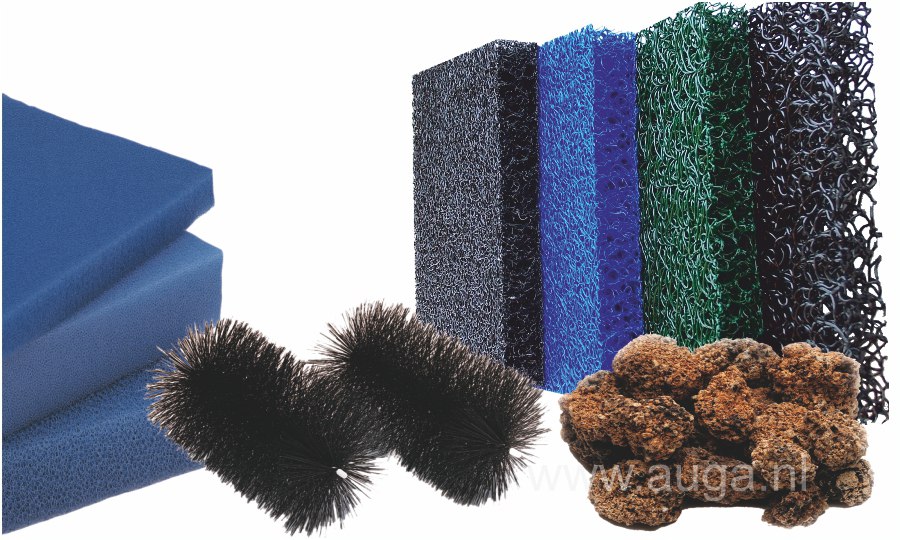 Filter material ponds