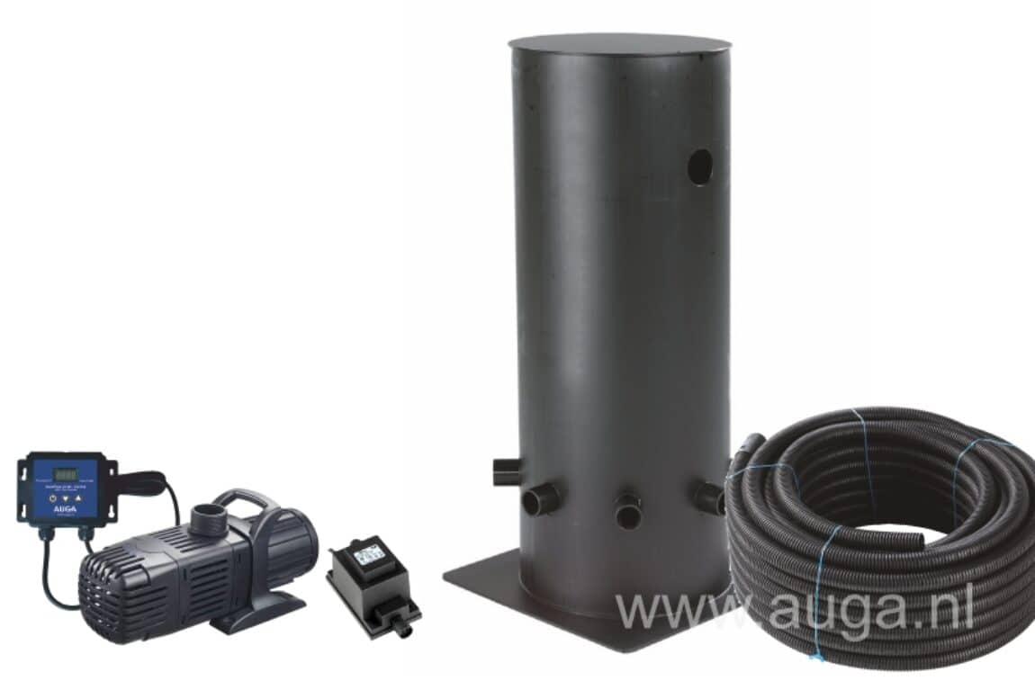 Auga Zuiveren Vijverfilters Skimmers Draincollector Set DownFlow