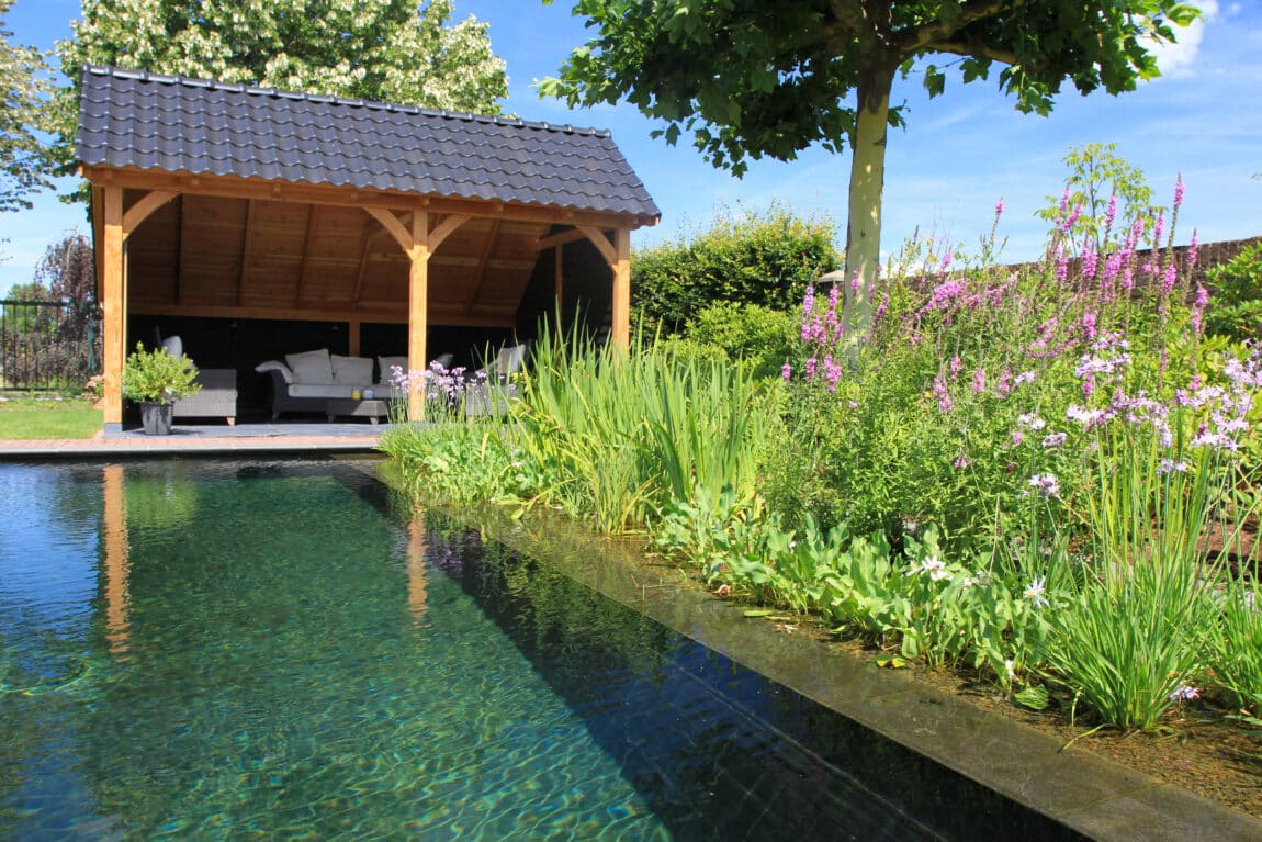 Ook ‘Herman Vaessen Tuin | Boom | Groen’ uit Maasbree maakt hele mooie zwemvijvers.